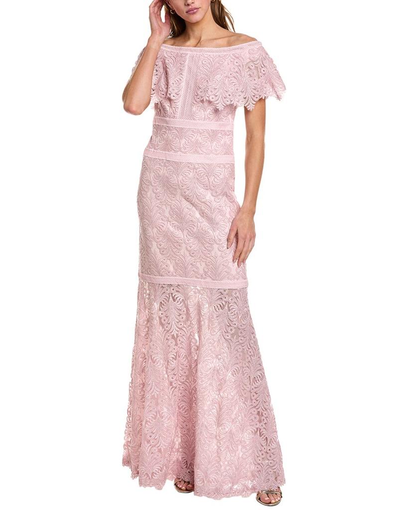 存在感絶大【TADASHI SHOJI】Lune Waterfall Sash Gown Lune Waterfall Sash Gown | Tadashi Shoji