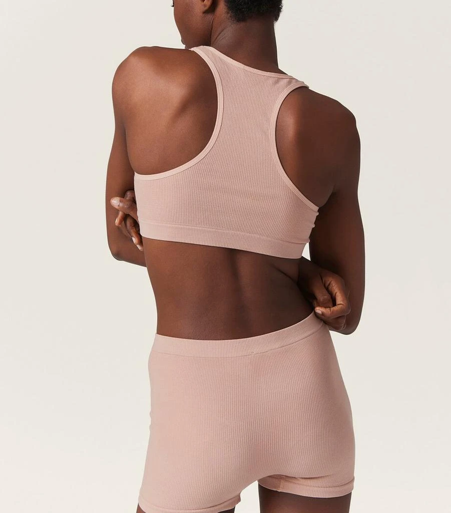 Miu Miu Ribbed Seamless Boxer Shorts 3