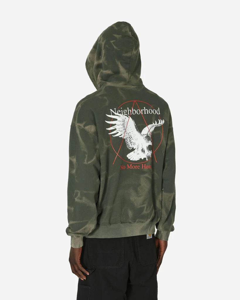 NEIGHBORHOOD Tie-Dye Hooded Sweatshirt Olive Drab 3