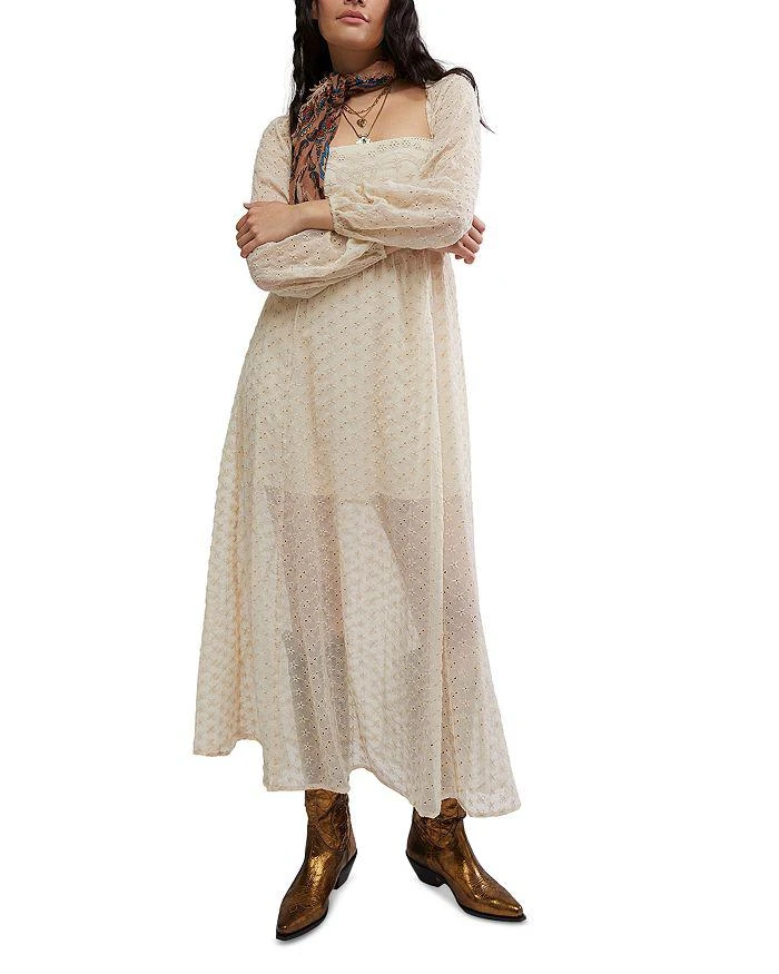 Free People Malina Eyelet Maxi Dress 1