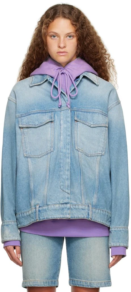 Max Mara Blue Gatti Denim Jacket 1