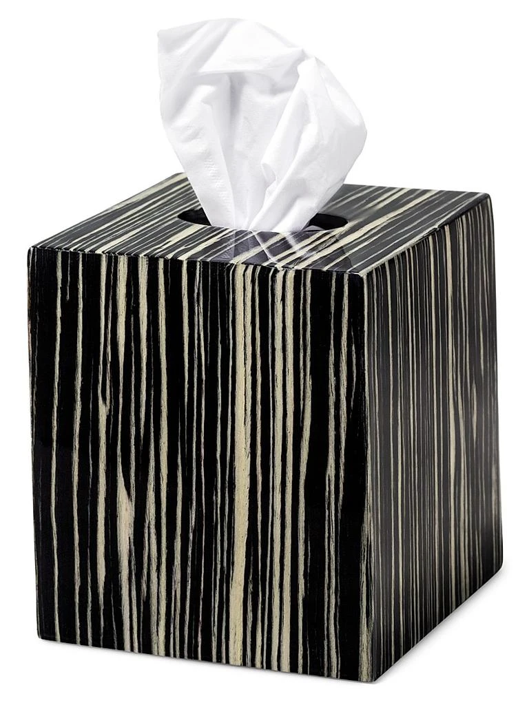 LADORADA Ebano Veneer Wood Tissue Box 1