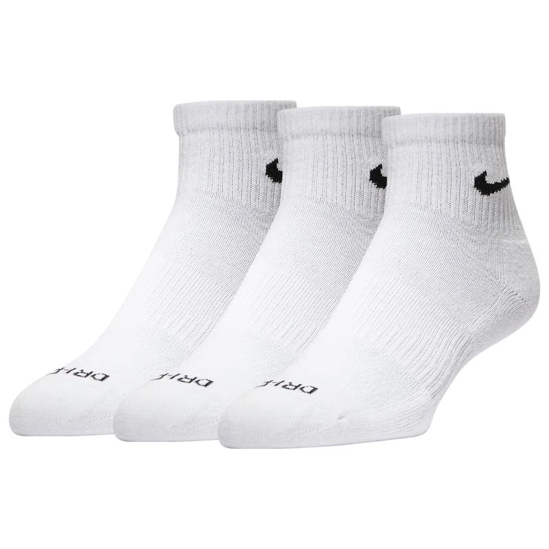 NIKE Nike 3 Pack Dri-FIT Plus Quarter Socks - Men's 1