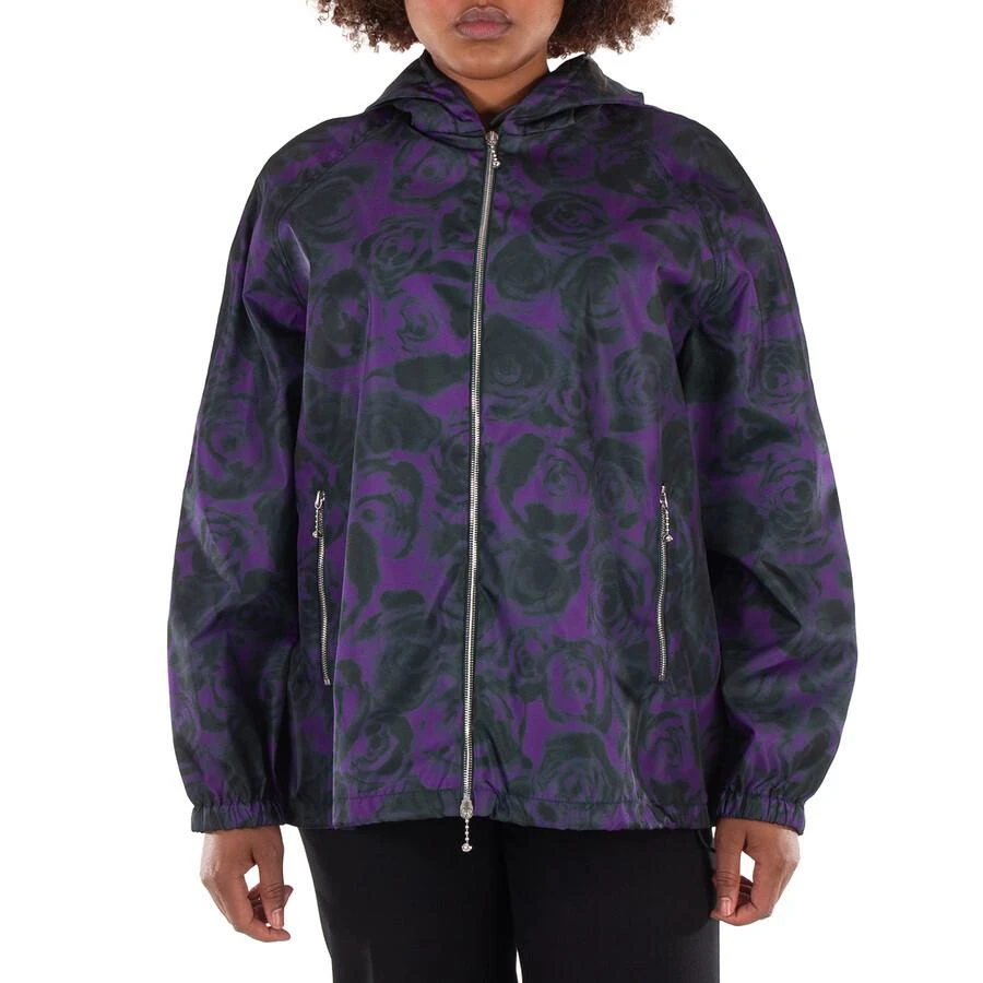 Burberry Rose Print Nylon Jacket