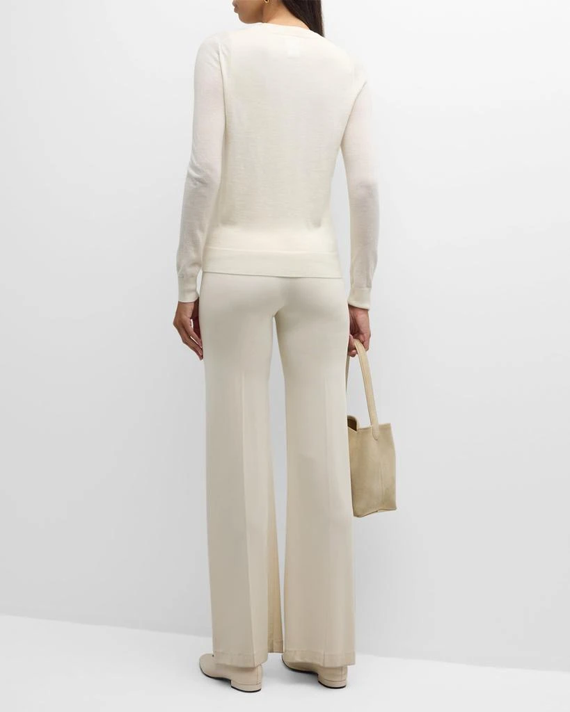 Neiman Marcus Cashmere Crewneck Cardigan 6