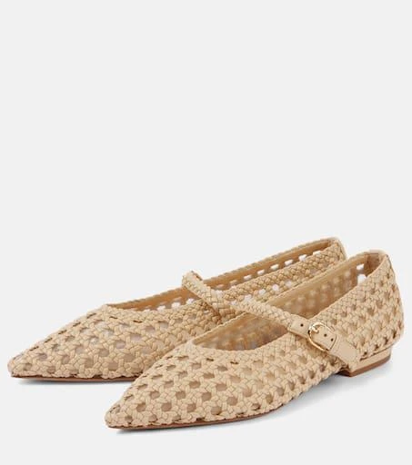 Ulla Johnson Open-knit Mary Jane flats 4