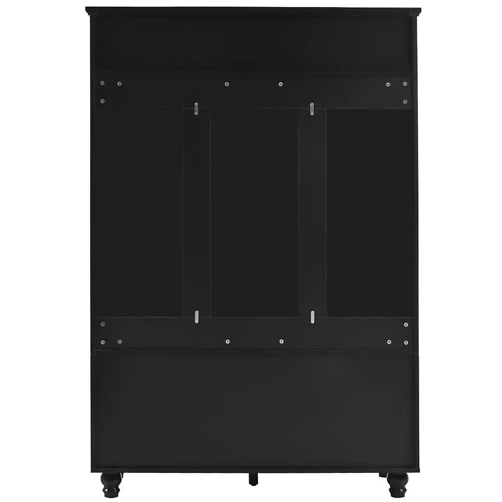 Streamdale Furniture 5-In-1 Entryway Bench with Coat Rack and Storage 4