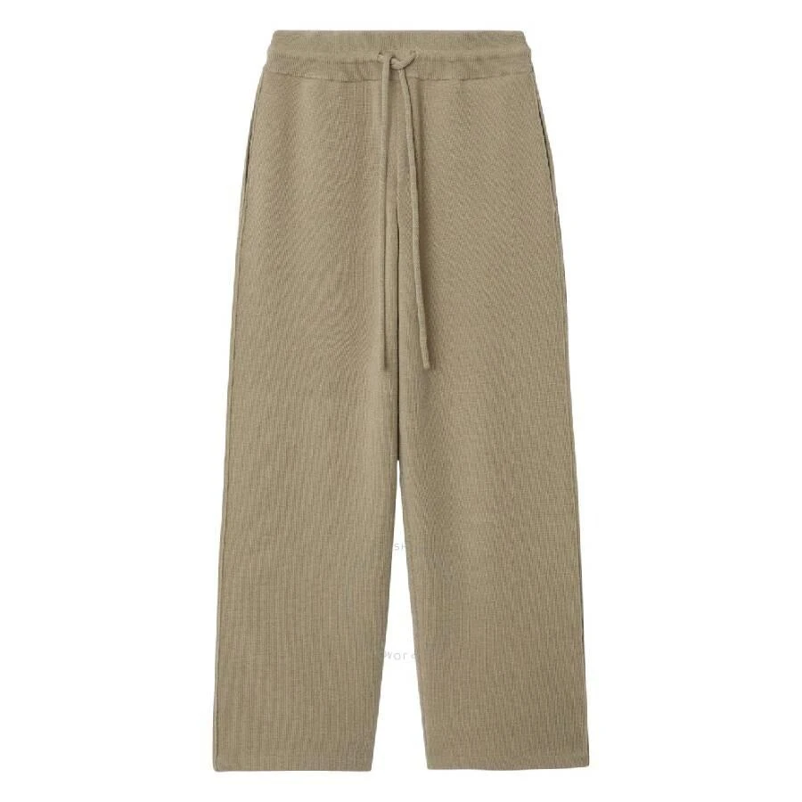 Burberry Burberry Rose Embroidered Drawstring Wool Trousers, Size X-Small 1