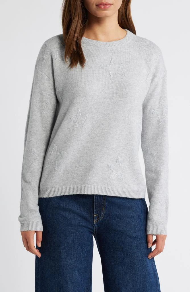 Caslon Star Jacquard Sweater 1