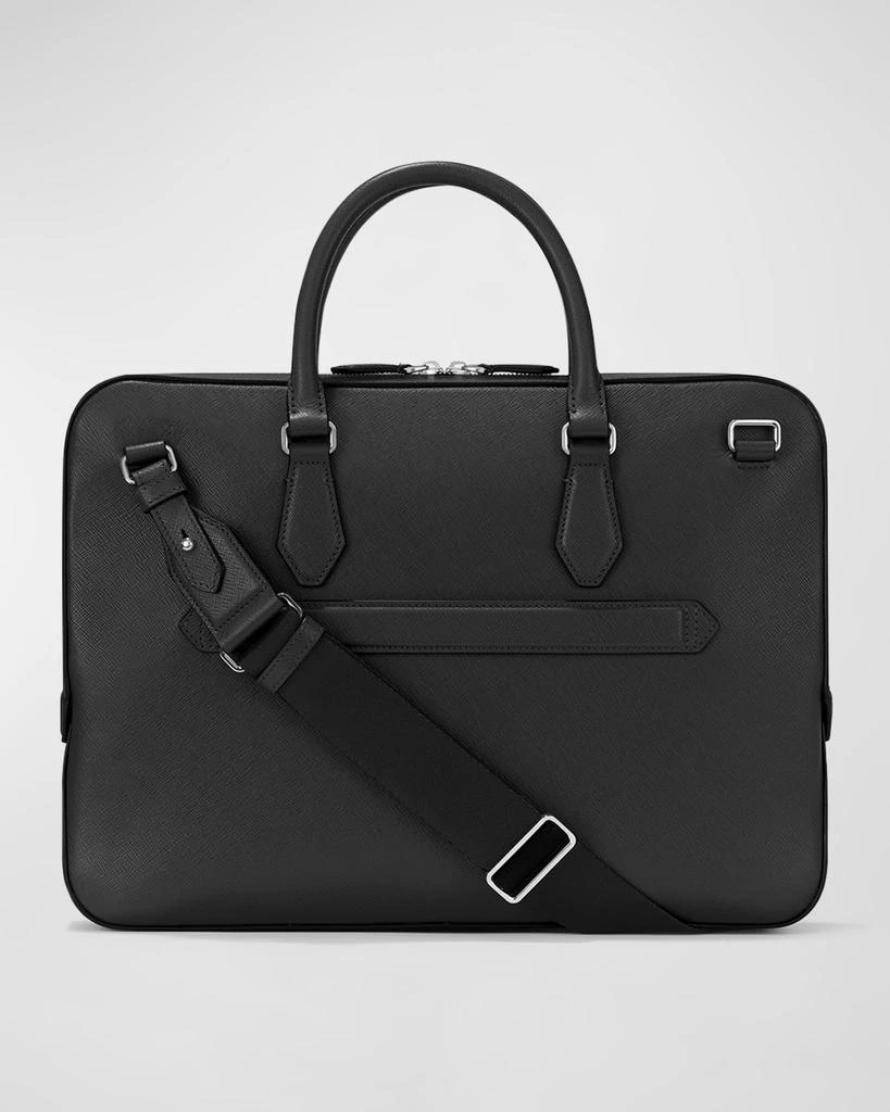 MontBlanc Men's Sartorial Slim Leather Briefcase 4