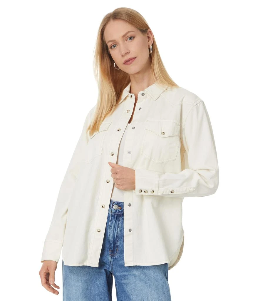 Madewell Denim Perfect Western Shirt Ecru 1