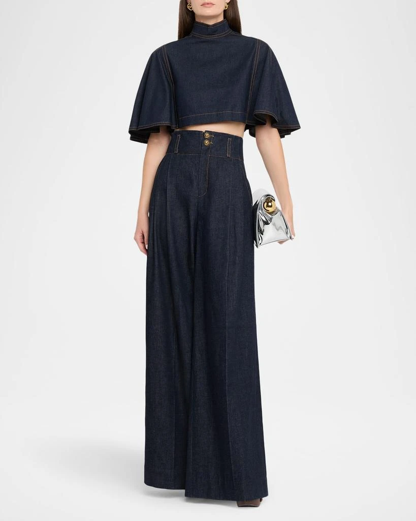 Zimmermann Hypnotic Tailored Denim Pants 2