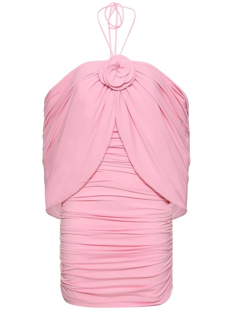 Magda Butrym Draped Jersey Mini Dress 1