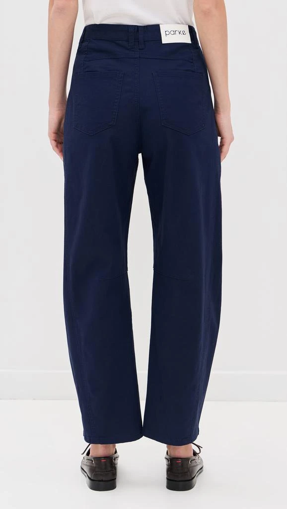 PARKE Cotton Twill Horseshoe Pants 2
