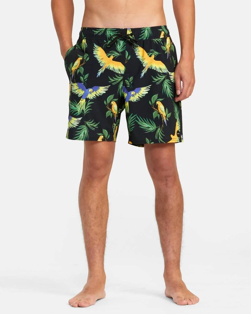 RVCA Mens Va Elastic Waist Boardshorts 17" In Parrot 1