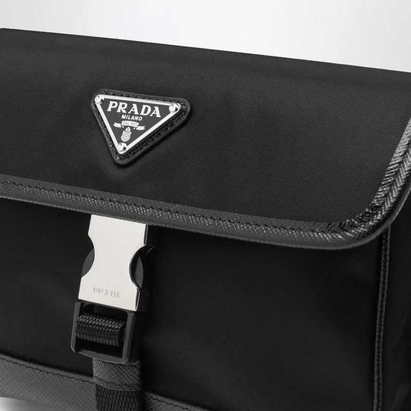 Prada Black Re-Nylon and Saffiano phone holder 7