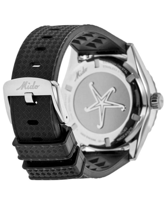 MIDO Mido Ocean Star Decompression Worldtimer Black Dial Rubber Strap Men's Watch M026.829.17.051.00 4