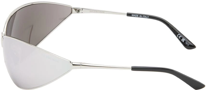 Balenciaga Silver Razor Cat Eye Sunglasses 3