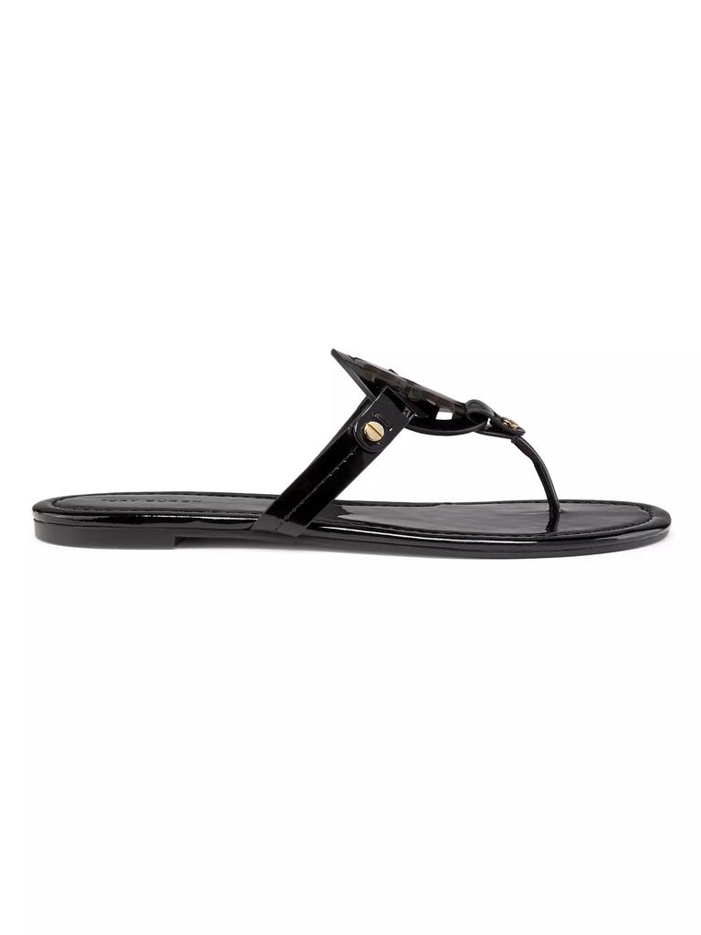 Tory Burch Miller Patent Leather Thong Sandals