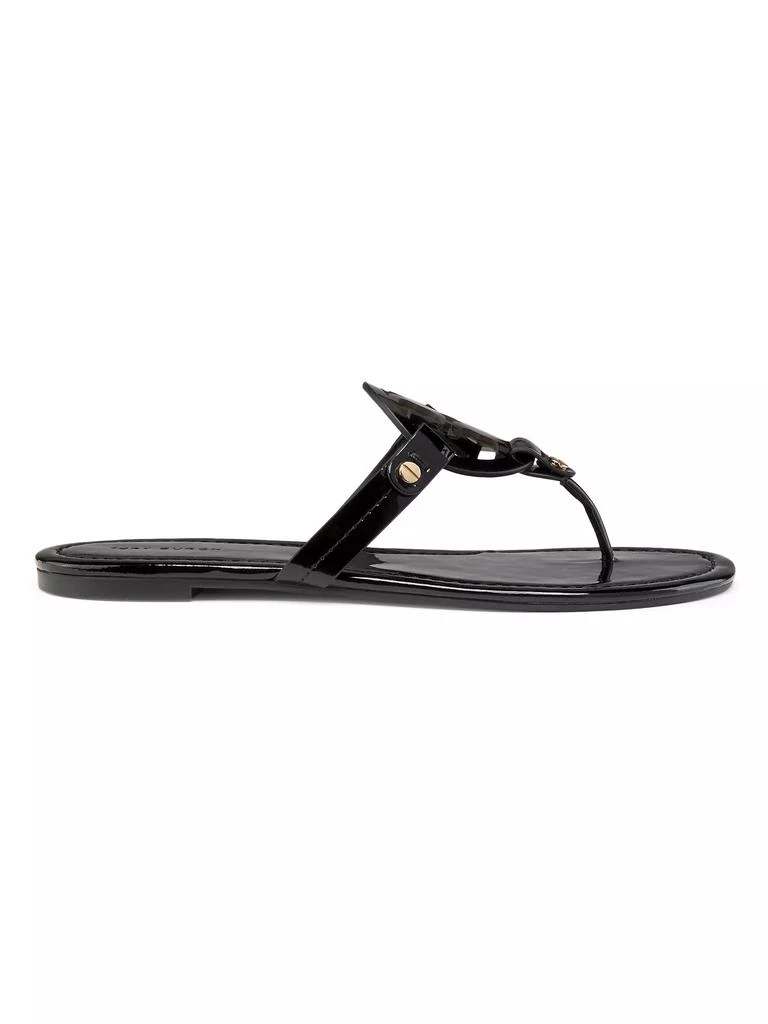 Tory Burch Miller Patent Leather Thong Sandals 1