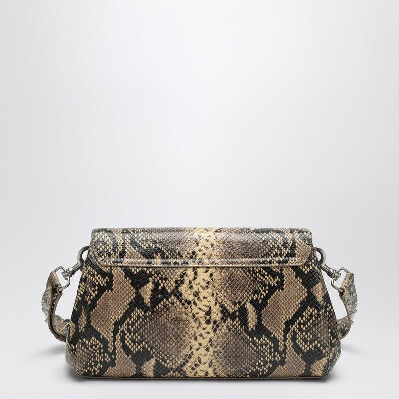 Dries Van Noten Women's Medium Printed Leather Shoulder Bag