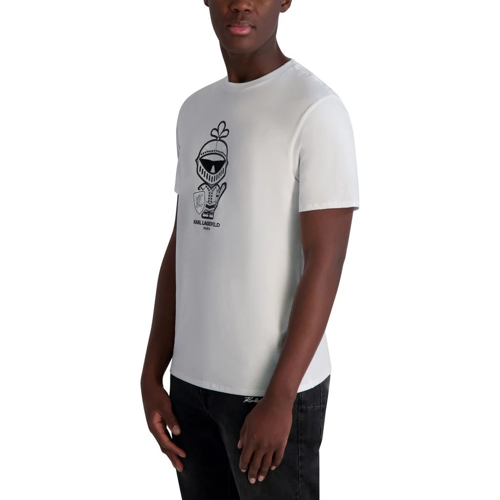 Karl Lagerfeld Paris TEXTURED KARL ARMOUR TEE 3
