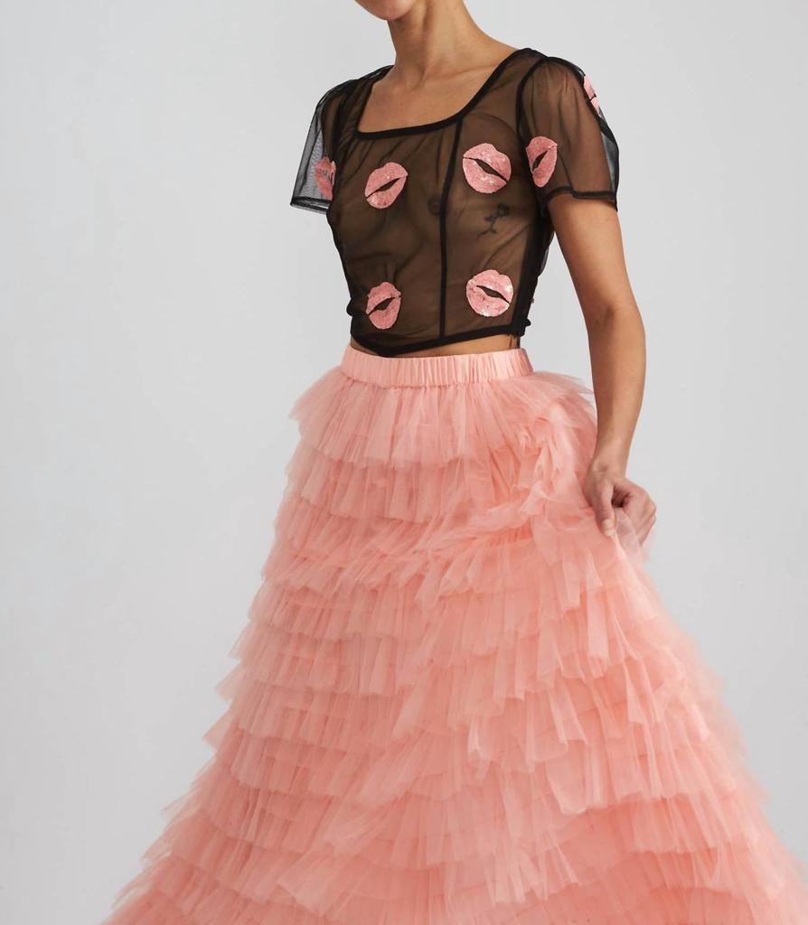 BATSHEVA Batsheva - Shirt Sleeve Dirndl Top