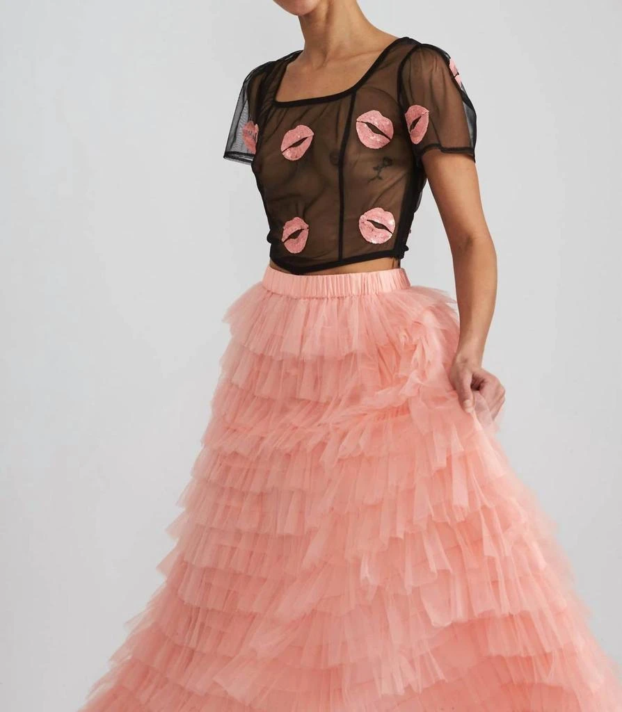 BATSHEVA Batsheva - Shirt Sleeve Dirndl Top 1