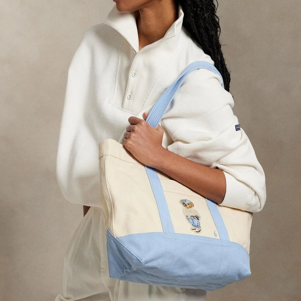 Ralph Lauren Polo Ralph Lauren Bear Canvas Tote Bag 2