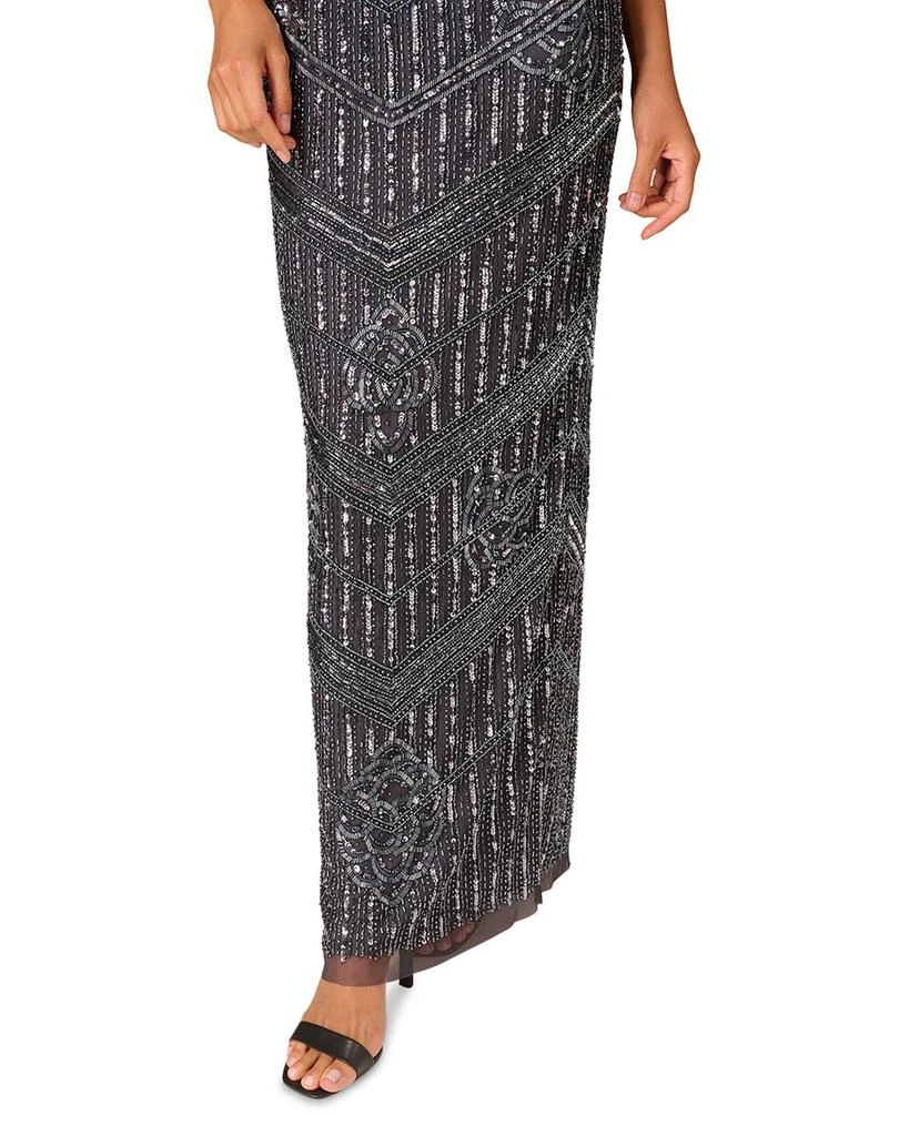 Aidan Mattox Beaded Evening Gown 4