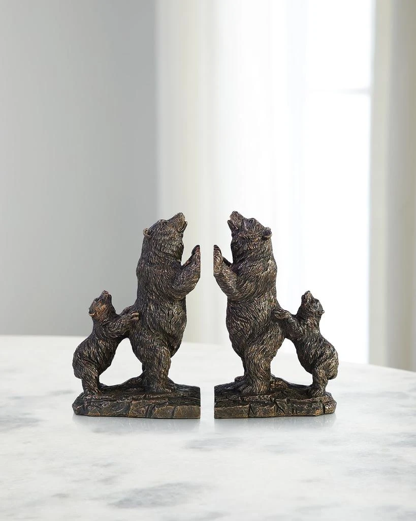 John Richard Ursine Bookends, Set of 2 1
