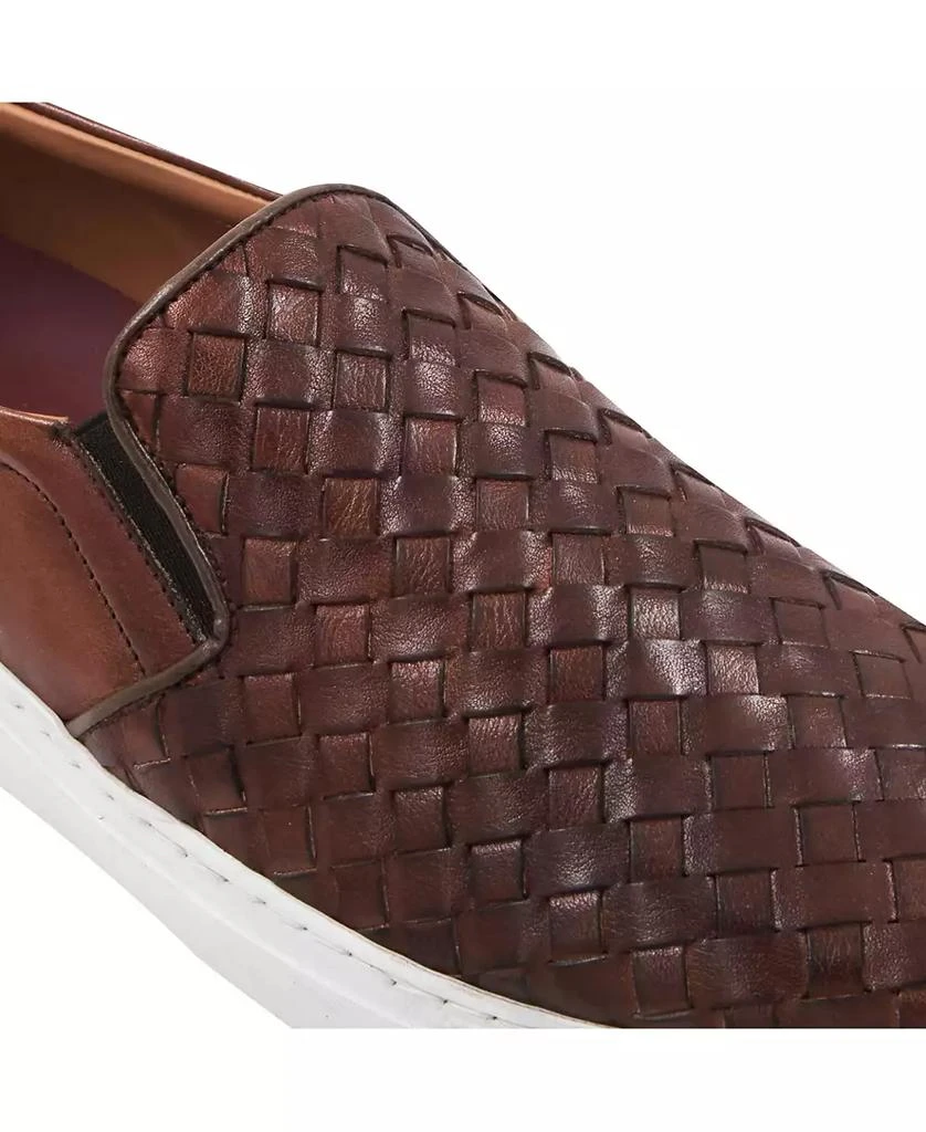 Bruno Magli Men's Livorno Woven Slip On Sneakers 6