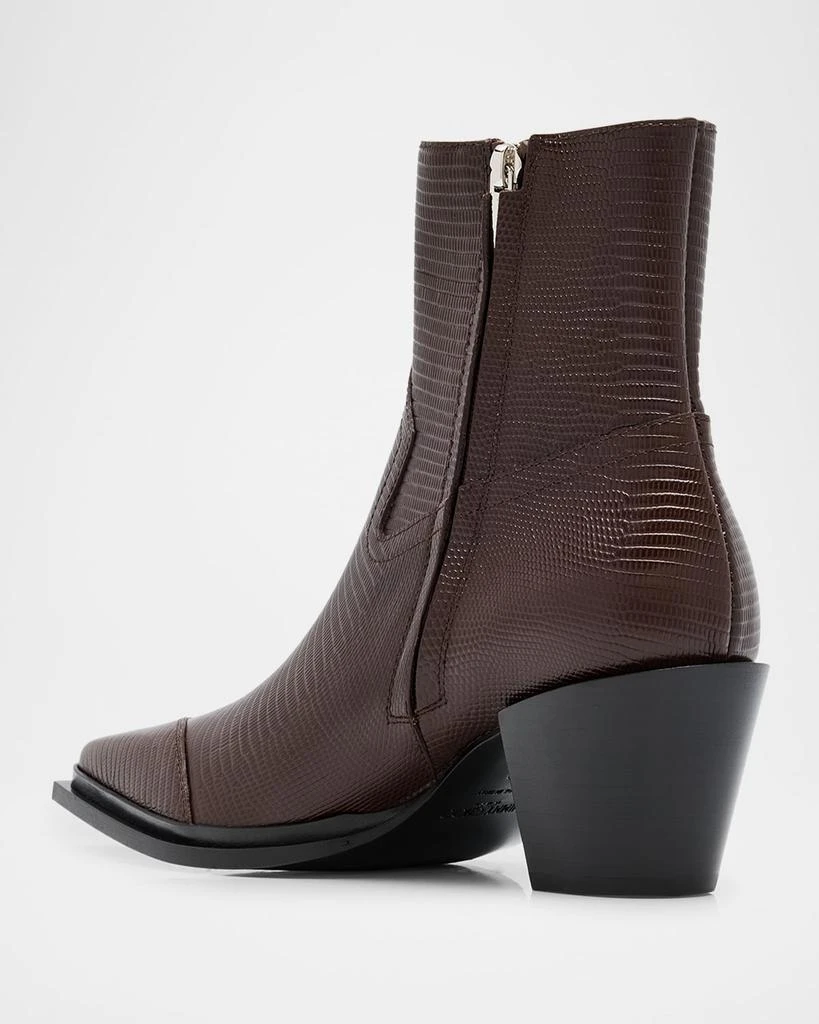 Jimmy Choo Cece Embossed Leather Ankle Booties 4