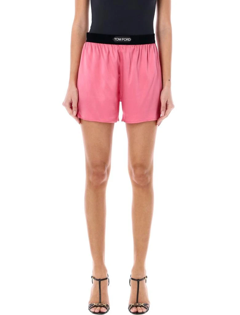 Tom Ford Tom Ford Stretched Satin Boxer Shorts 1