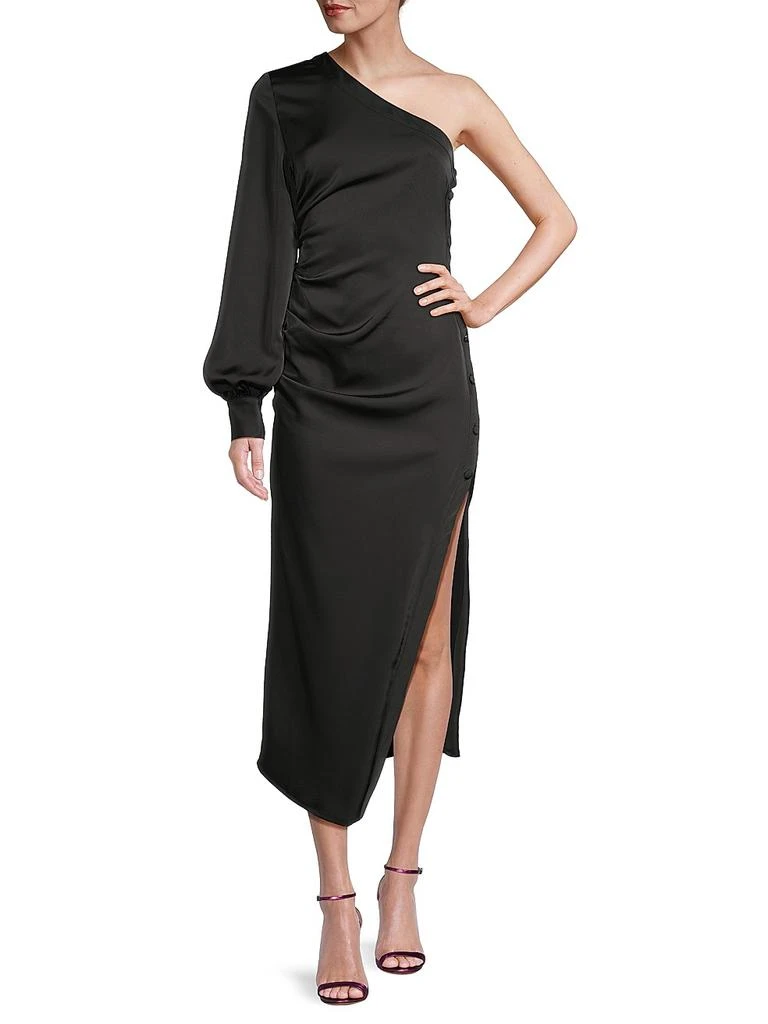 Shop One-Shoulder Satin High-Slit Dress on Sale at BeyondStyle – Get 61%  Off One-Shoulder Satin High-Slit Dress with Limited-Time Flash Deals,  Exclusive Discounts, and Special Offers. Enjoy Unbeatable Savings on  One-Shoulder Satin