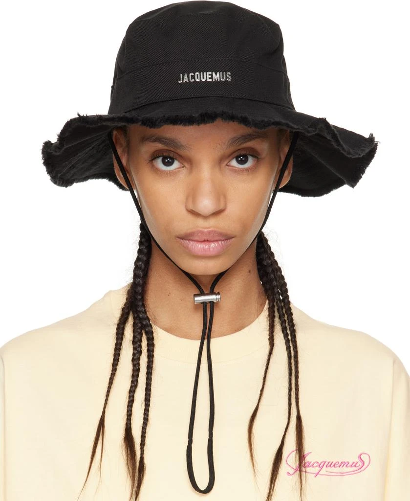 Jacquemus Black Les Classiques 'The Artichaut' Bucket Hat 1