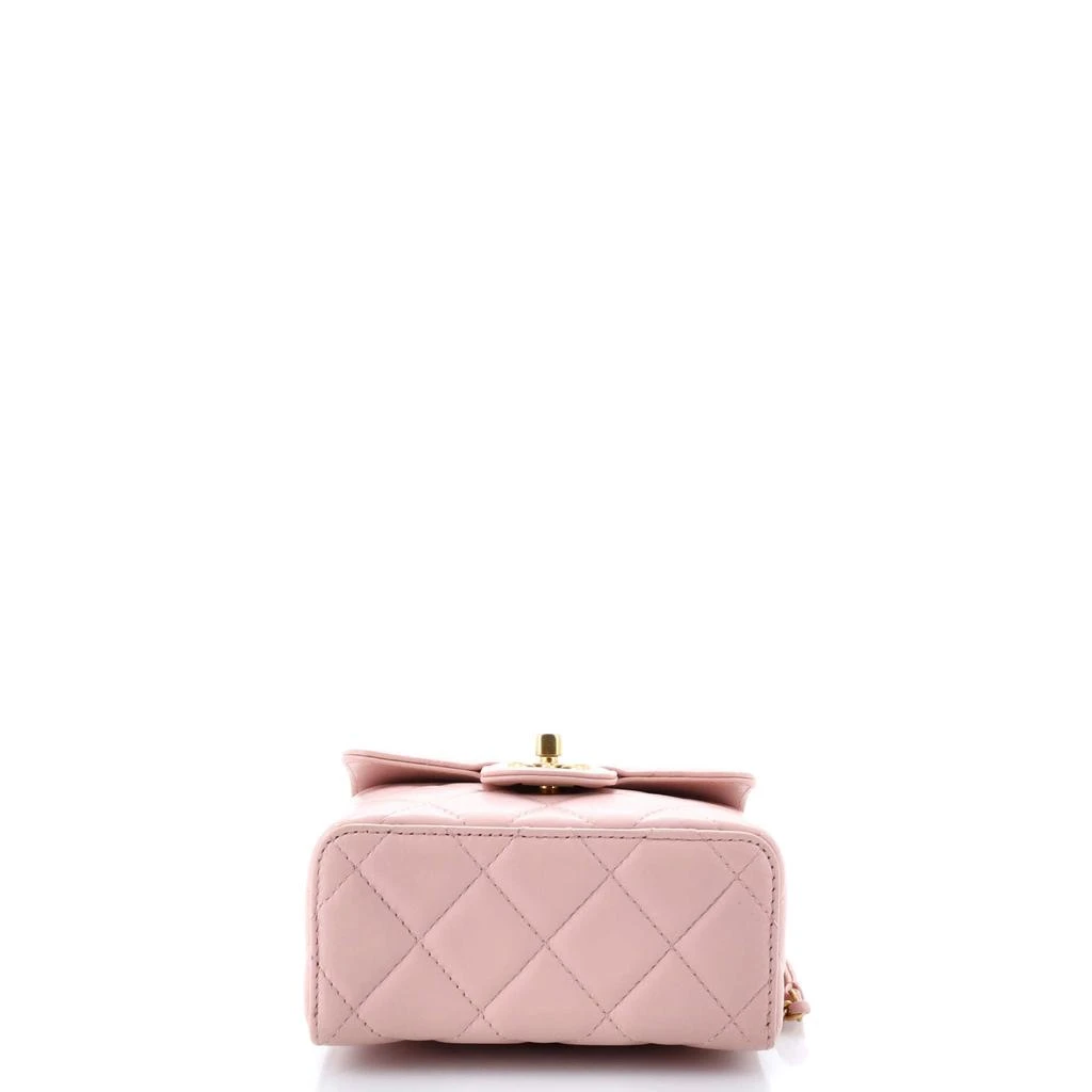 Chanel Crush Top Handle Flap Bag Quilted Lambskin Mini 4