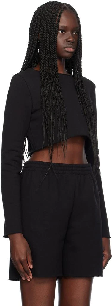 Gil Rodriguez Black Joanna Cropped Sweatshirt 2