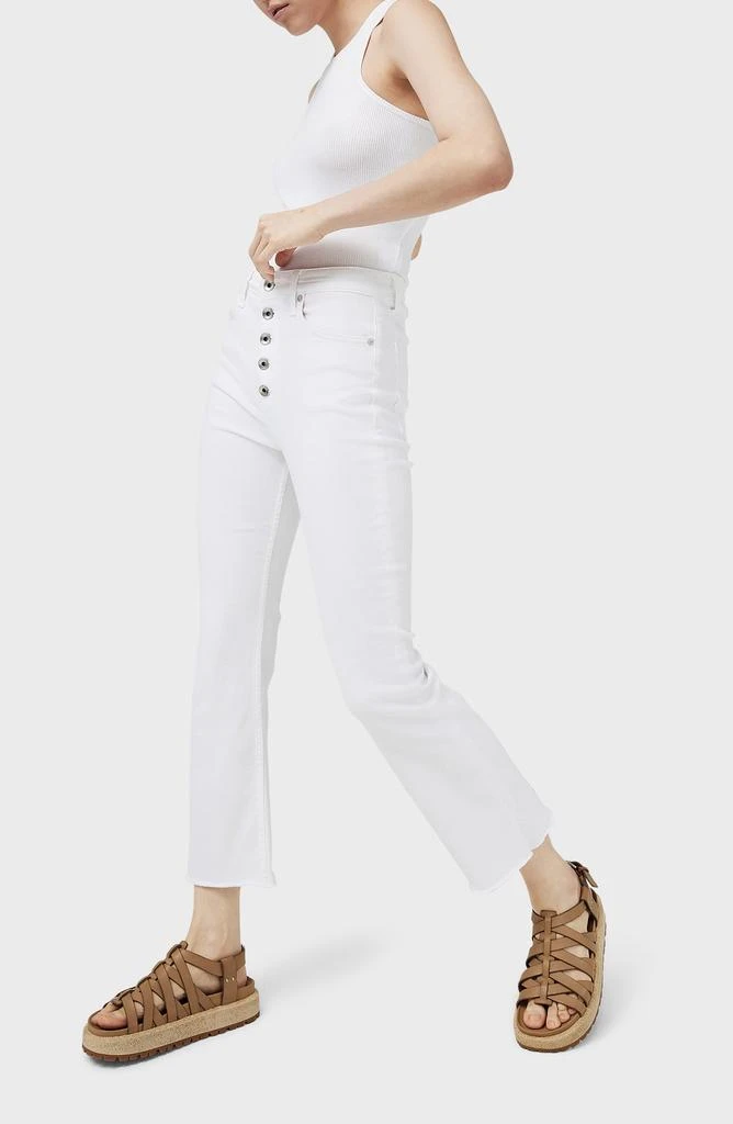 Rag & Bone Casey Exposed Button High Waist Ankle Flare Jeans 7