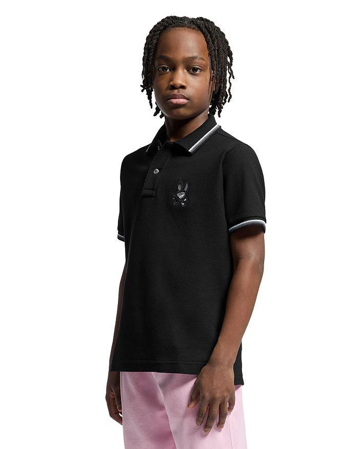 Psycho Bunny Unisex Baxter Pique Polo - Little Kid, Big Kid 3