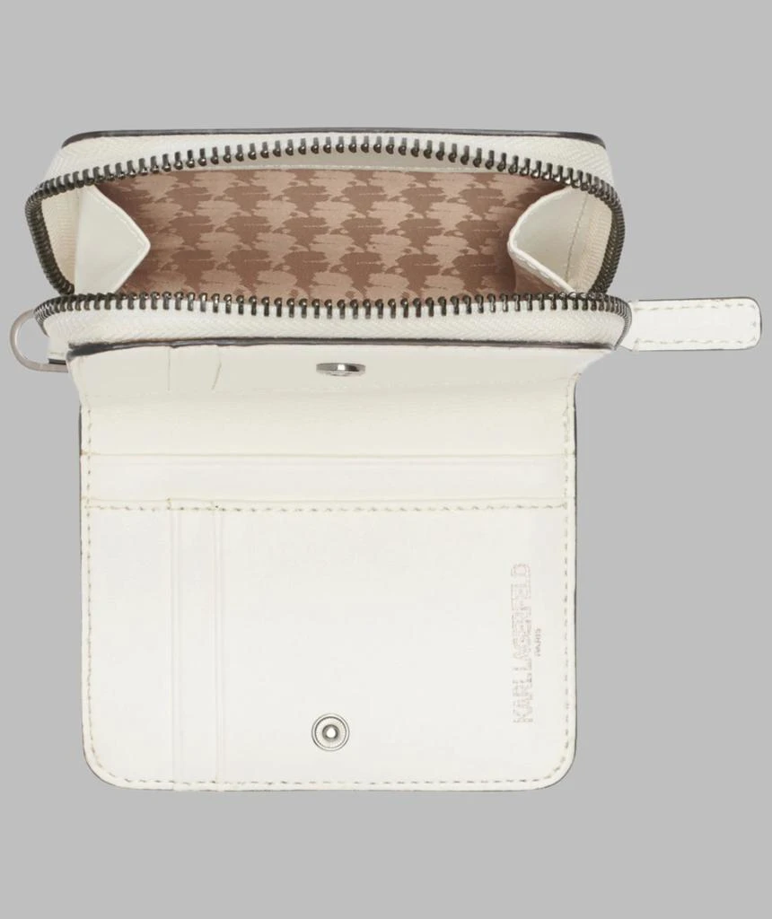 Karl Lagerfeld Paris SMALL ZIP WALLET WITH PINS 4