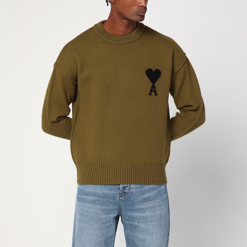 AMI Dark grey Ami De Coeur sweater