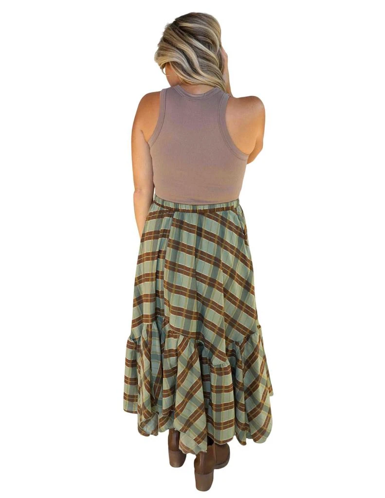Blu Pepper Blu Pepper - Plaid Midi Skirt 2