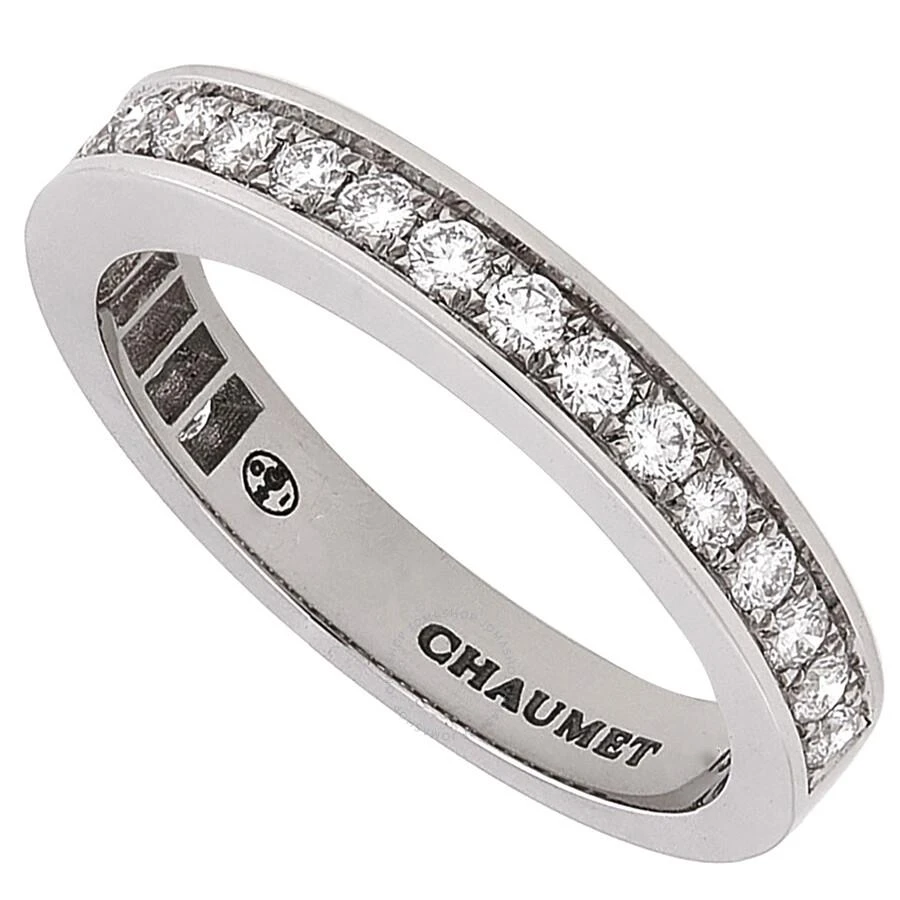 Chaumet Platinum Diamond Pave Josephine Aube Printaniere Wedding Band 1
