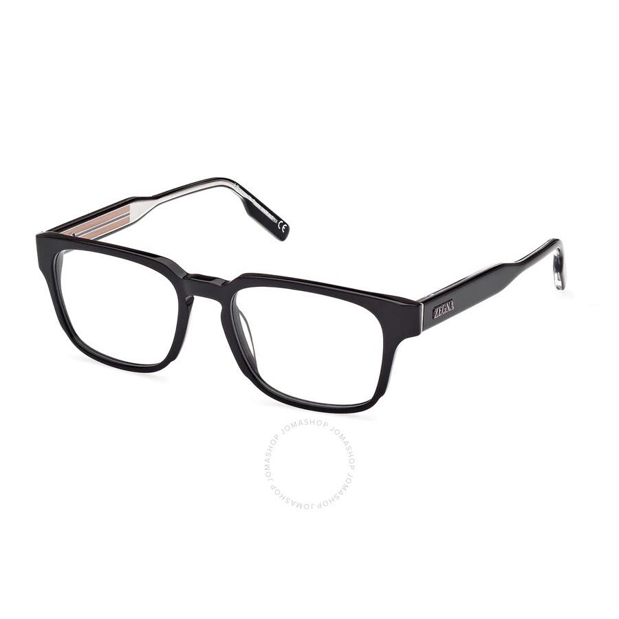 Ermenegildo Zegna Demo Rectangular Men's Eyeglasses EZ5262 001 53