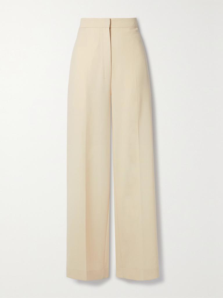 【関税&送料込】The Row Lilas Light Khaki Cotton And Linen T The Row The Row Lilas Light Khaki And Trousers - Leggings