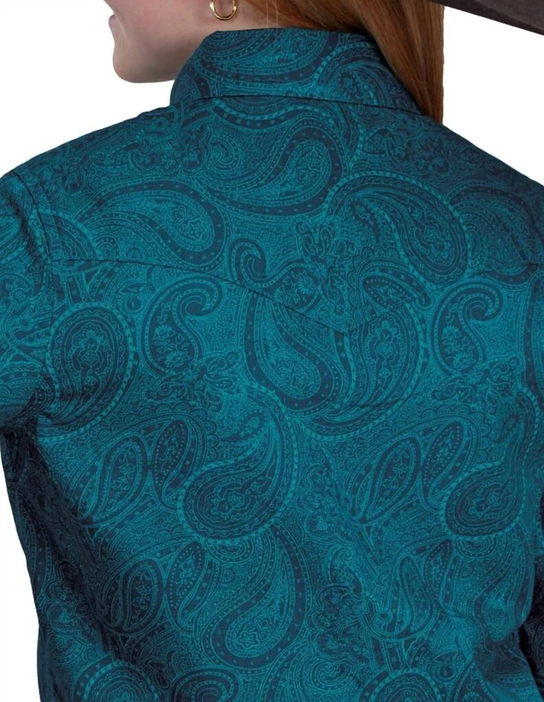 STETSON Stetson - Fitted Paisley Print Snap Shirt 2