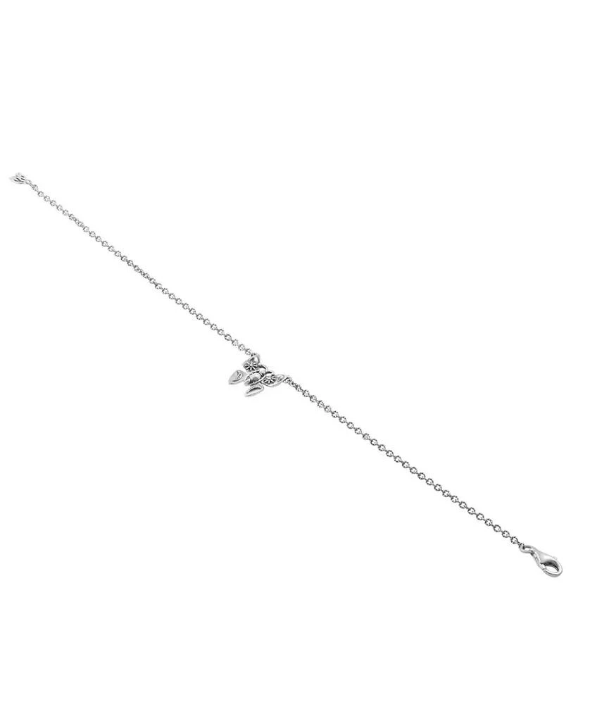 American West Jewelry Sterling Silver Butterfly Anklet 4