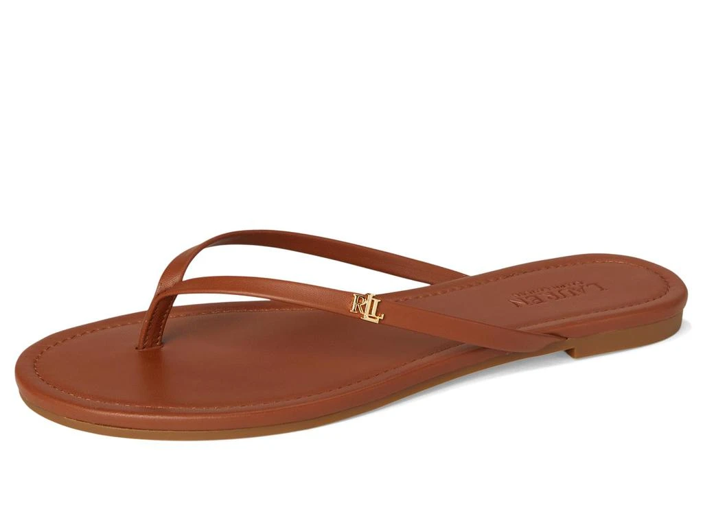 Ralph Lauren Raquel Leather Flip-flops 7