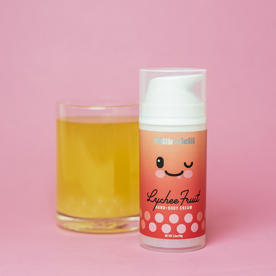 Milk Jelli Official Lychee Fruit - Hand + Body Cream